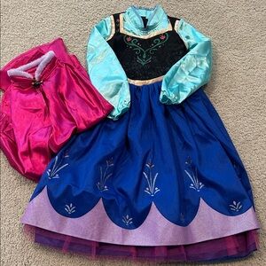 Girls Disney Frozen Anna costume, size 5/6
